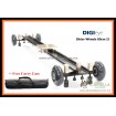DIGIEYE 80CM Silent Slider Dolly for shooting movie 2in1 Dolly Slider - GOLD